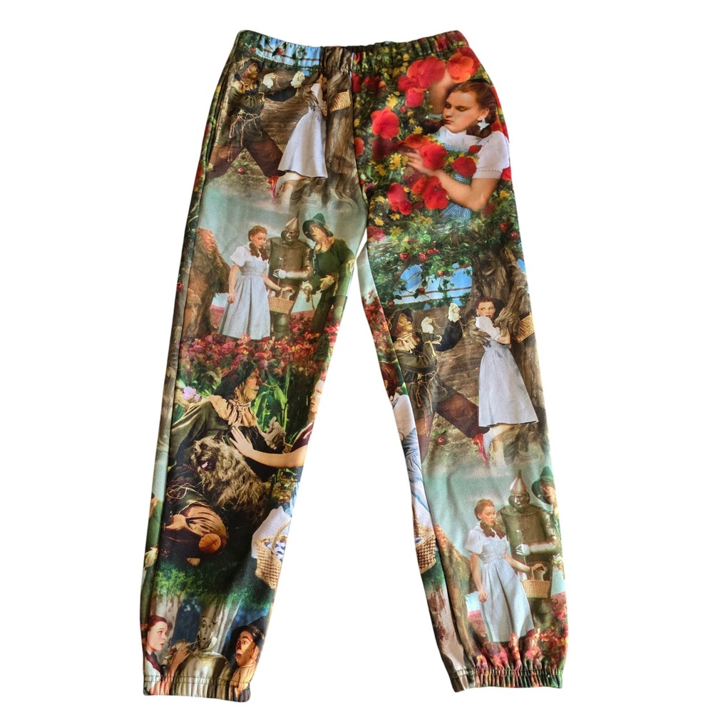 Dolls Kill x The Wizard of Oz All Over Print Graphic Sweatpants Joggers Medium